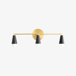 Charger l&#39;image dans la visionneuse de galerie, Pyralis Cone 3 Light Vanity Light - Modern Sconce
