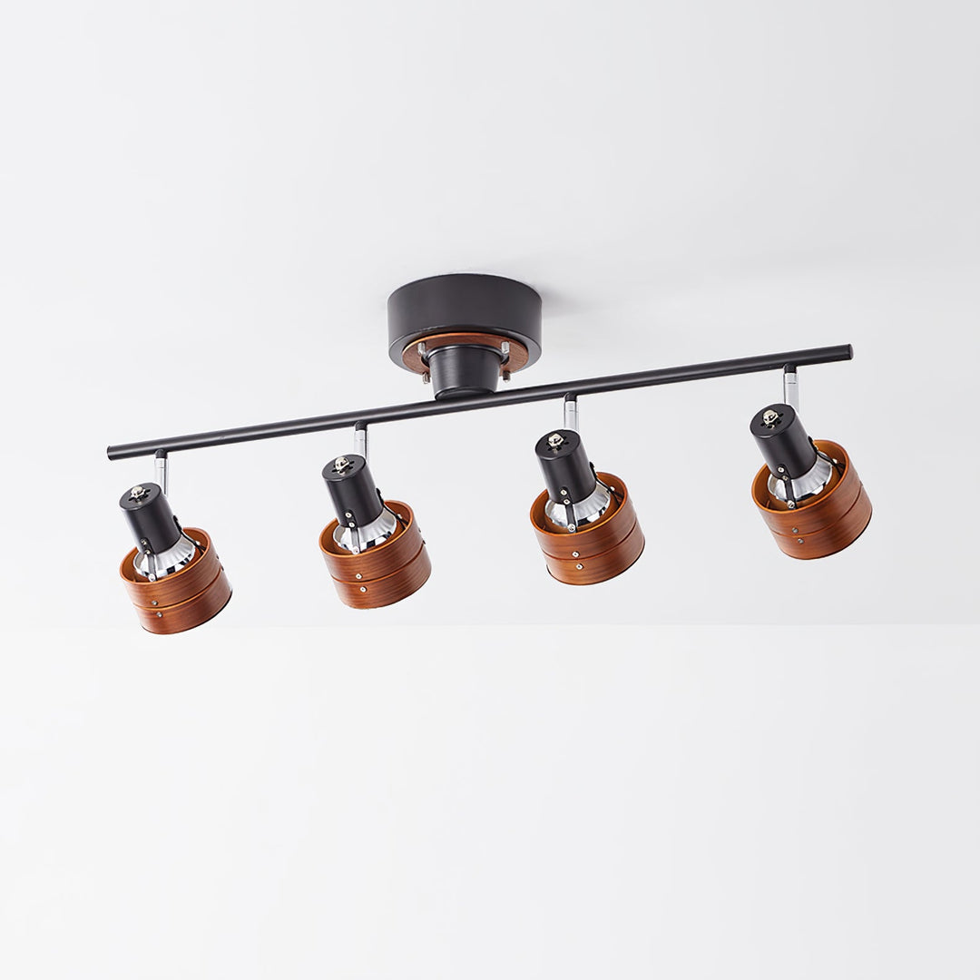 Spot cylindrique nordique à 4 lampes