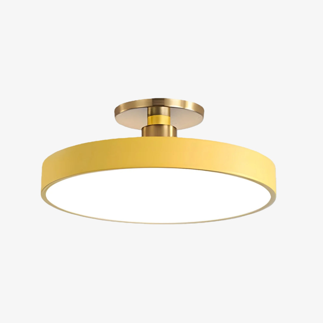 Lumiflexa Plafonnier Rond Minimaliste - Design Contemporain pour Couloir et Bureau
