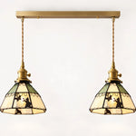Charger l'image dans la visionneuse de galerie, Cat and Butterfly Stained Glass Pendant Light