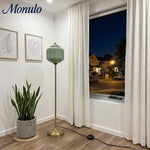 Load image into Gallery viewer, Eloise Decorative Glass Pumpkin Floor Lamp - Retro Organic Style for Living Rooms