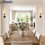 Load image into Gallery viewer, Rowan Classic Linen Wall Sconce - Brass Light With Fabric Drum Shade