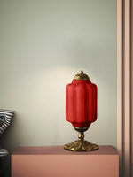 Charger l&#39;image dans la visionneuse de galerie, Lampe de table LED Eloise vintage en verre
