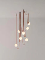 Charger l&#39;image dans la visionneuse de galerie, Suspension modulaire au design sculptural en forme de ceinture

