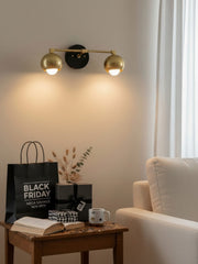 Metio Dome Decorative Vanity Light - Classic Orb Shade Bathroom Wall Lamp