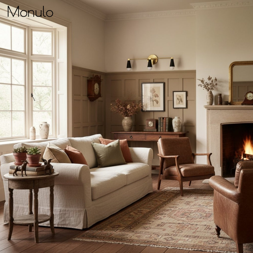 Lámpara de tocador Pyralis Cone de 3 luces: diseño moderno y elegante para baños y pasillos