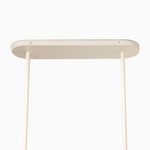 Cargar imagen en el visor de la Galería, Lámpara de araña de metal con pantalla cónica Brivana: lámpara de comedor minimalista lineal
