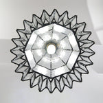 Bild in Gallery-Viewer laden, Vintage Stained Glass Pendant Light 10