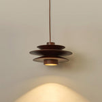 Load image into Gallery viewer, Layered Wood Plug-In Swag Pendant