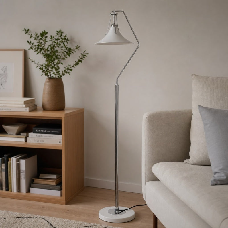 Kallera French Floor Lamp – Magnolia Design Decorative Light for Sofa Side and Reading Nook