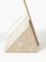 Load image into Gallery viewer, Grande Travertine Floor Lamp