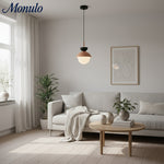 Charger l'image dans la visionneuse de galerie, Lampe suspendue macaron nordique minimaliste Frovela pour salle à manger et coins cosy