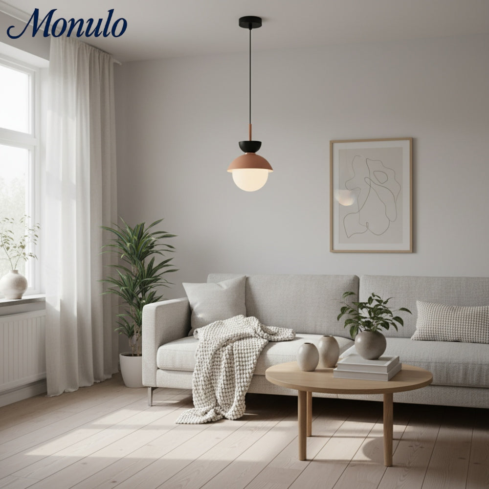Lampe suspendue macaron nordique minimaliste Frovela pour salle à manger et coins cosy