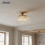 Load image into Gallery viewer, Verdoma Modern Glass Pendant - Minimalist Arc Pendant Light for Kitchen Islands and Dining Areas
