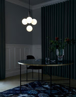 Bild in Gallery-Viewer laden, Rounded Brass Glass Plug-In Pendant Light