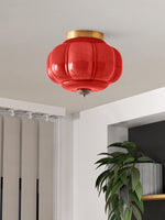 Load image into Gallery viewer, Retro Milk Semi Flush Mount Eloise Ceiling Light
