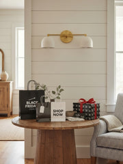 Metio Dome Vanity Wall Light – Mid-Century Fixture for Bathroom