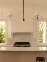 Load image into Gallery viewer, Sleek Chandelier Featuring Layered Linear Silhouette
