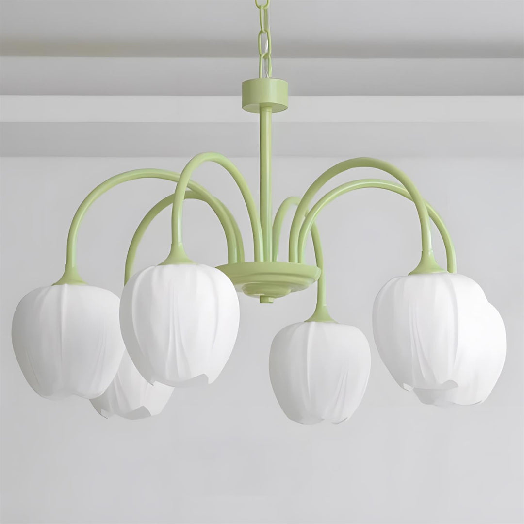 Tulip Matcha Kronleuchter