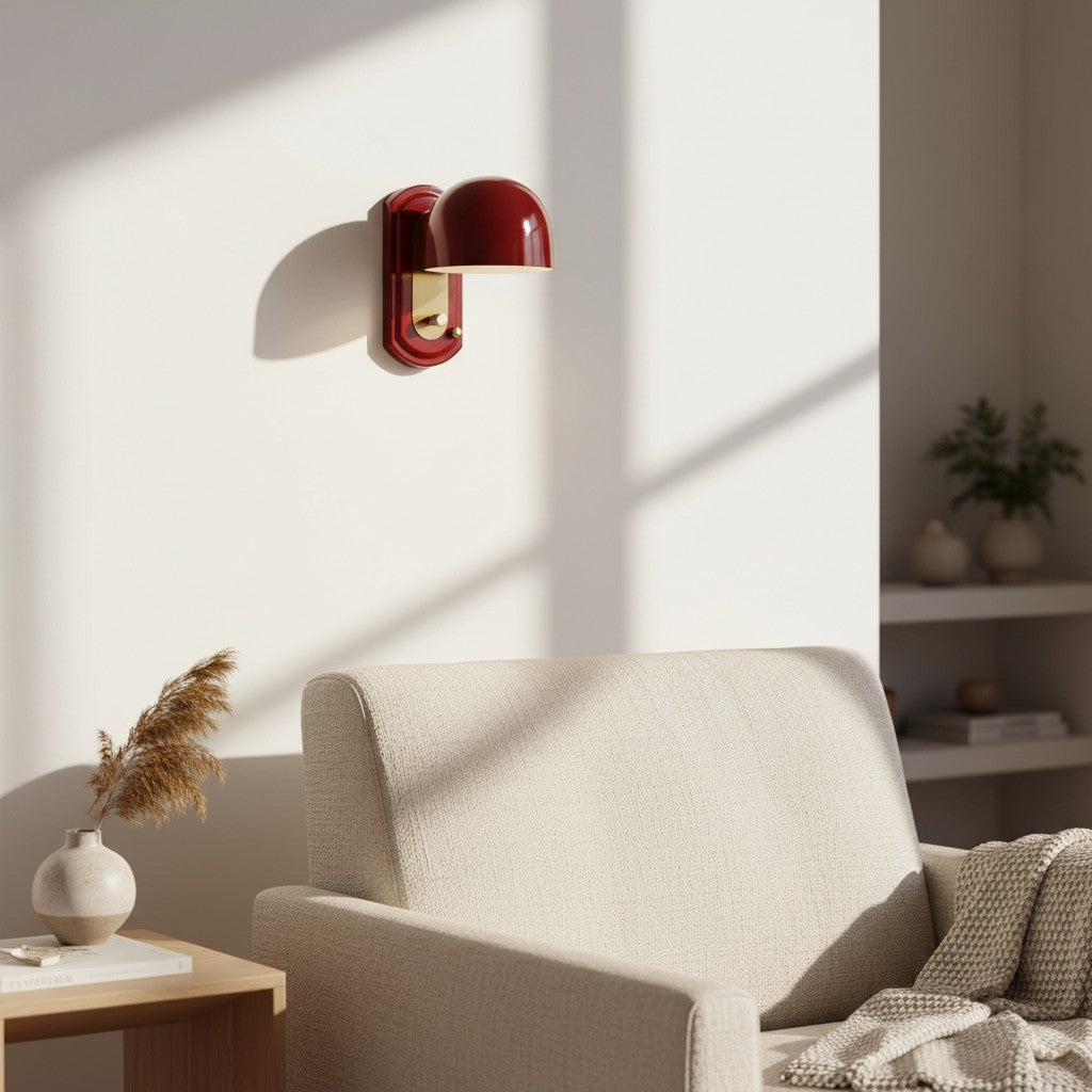 Lampes murales sculpturales Livessa - Métal moderne et verre pour chambres et salons