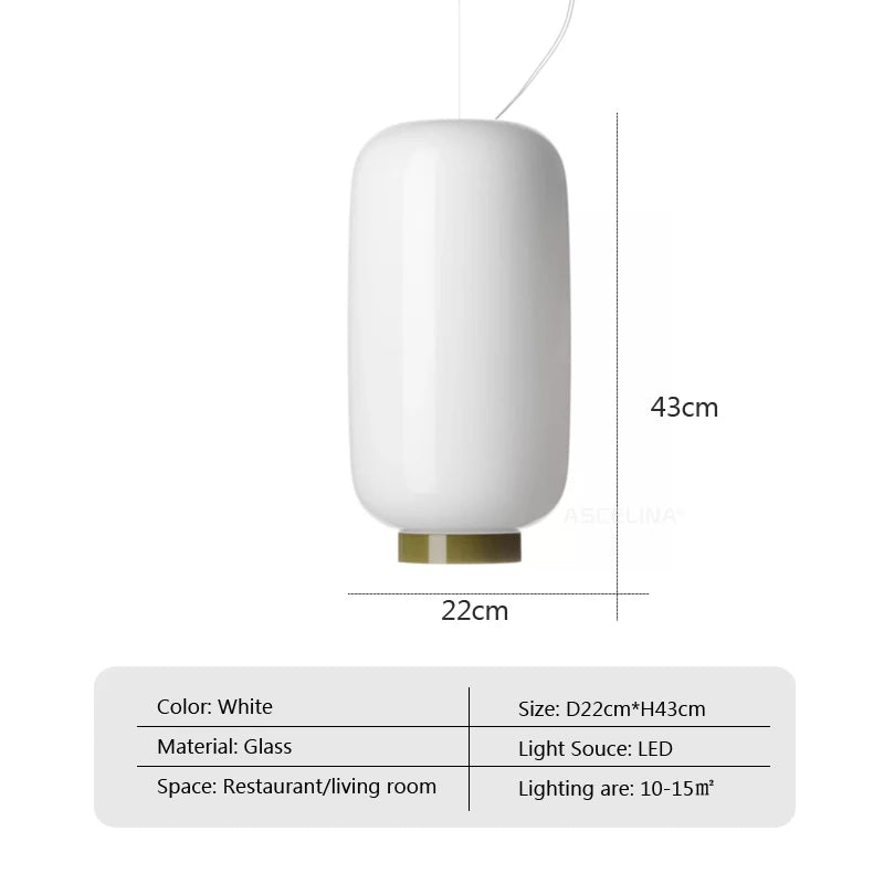 Chouchin Hängeleuchte Moderne LED Glas Pendellampe