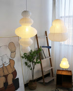 Load image into Gallery viewer, Stacked Mulberry Paper Swag Pendant