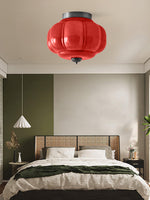Load image into Gallery viewer, Retro Milk Semi Flush Mount Eloise Ceiling Light

