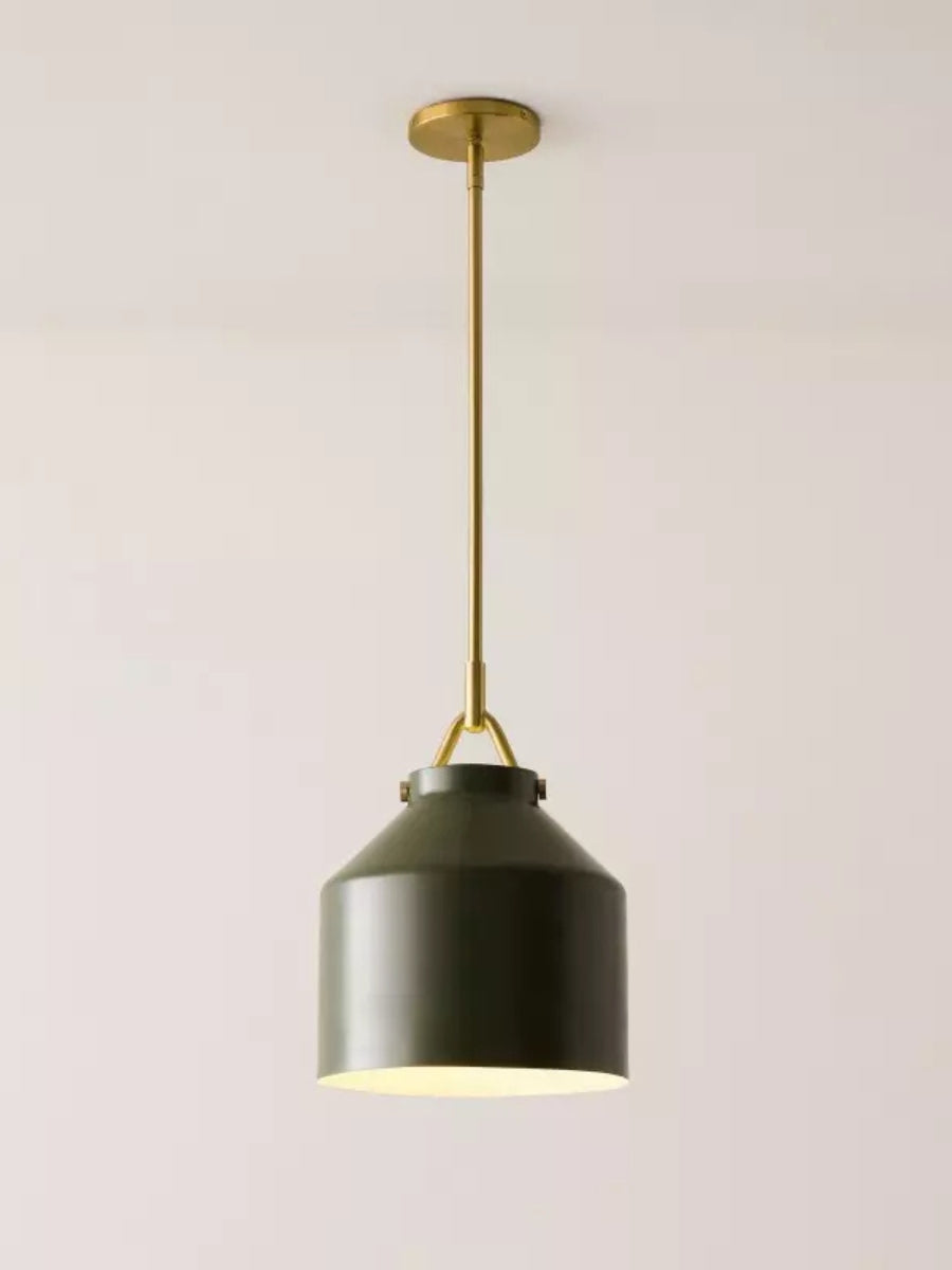 Hanton Nordic Metal Henry Pendant Light - Minimalist Glass And Metal Shade
