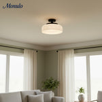 Load image into Gallery viewer, Verdoma Modern Glass Pendant - Minimalist Arc Pendant Light for Kitchen Islands and Dining Areas
