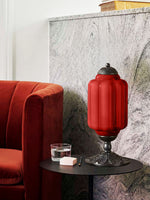 Charger l&#39;image dans la visionneuse de galerie, Lampe de table LED Eloise vintage en verre
