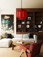 Bild in der Galerieansicht laden, Amerikanisches Vintage Cream Glass Shade Shaped Eloise Kronleuchter
