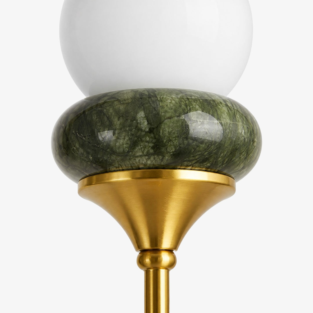 Green Jade Loop-Arm Chandelier