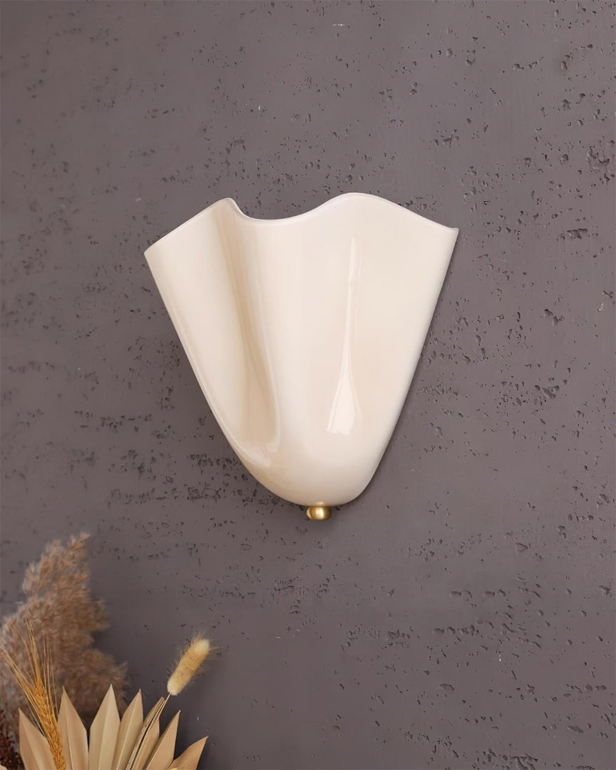 Bellina Modern Minimalist Glass Wall Lamp – Elegant Ambient Lighting for Bedroom & Hallway