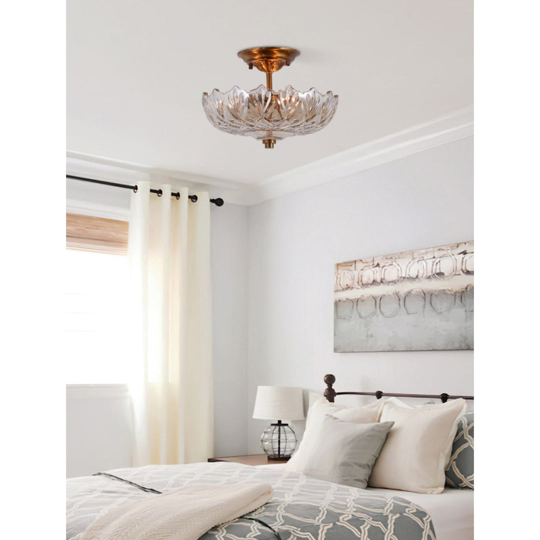Alaina Glas-Deckenlampe