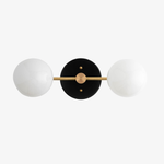Cargar imagen en el visor de la Galería, Glorica Glass Vanity Light - Modern Brass Wall Sconce for Bathroom Style
