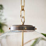Load image into Gallery viewer, Sterling Minimalist Glass Pendant Collection - Vintage Brass Lighting Design
