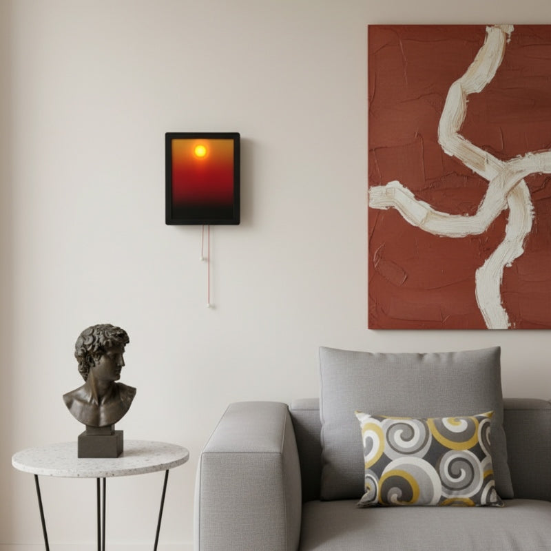 Lampe Murale Décorative Afterglow - Applique LED Dégradé Coucher de Soleil Adaptée aux Salons et Chambres