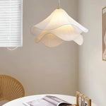 Load image into Gallery viewer, Ethereal Bloom French Floral Pleated Fabric Pendant Light

