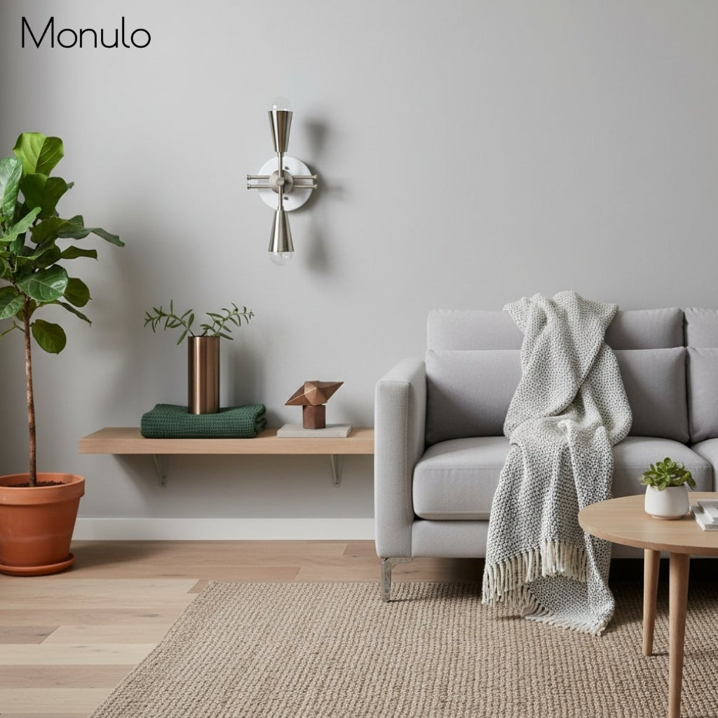 Applique murale Pyralis en forme de cône – Applique de style industriel moderne pour couloir et entrée