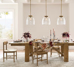 Load image into Gallery viewer, Auria Glass Dome Pendant Light – Clear Glass Elegance For Any Space
