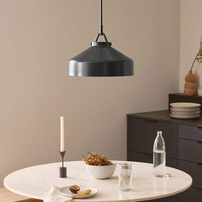 Lampe suspendue en métal Morandi Hanton Nordic Metal — Luminaire minimaliste nordique 