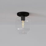 Load image into Gallery viewer, Lumivelle Sculptural Flush Mount Light – Modern Glass Ceiling Lamp
