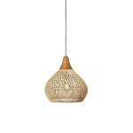 Load image into Gallery viewer, Harp Braided Rattan Pendant Lamp
