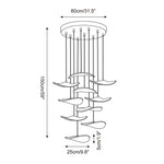 Load image into Gallery viewer, Twisora Wood Chandelier