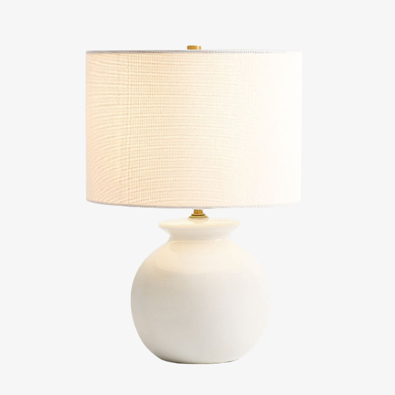 Noria Modern Accent Lamp - Globe Ceramic for Bedroom and Study