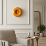 Charger l'image dans la visionneuse de galerie, Lampe de table et murale Halorentis Bauhaus Donut – Éclairage moderne sculptural pour espaces de vie N11