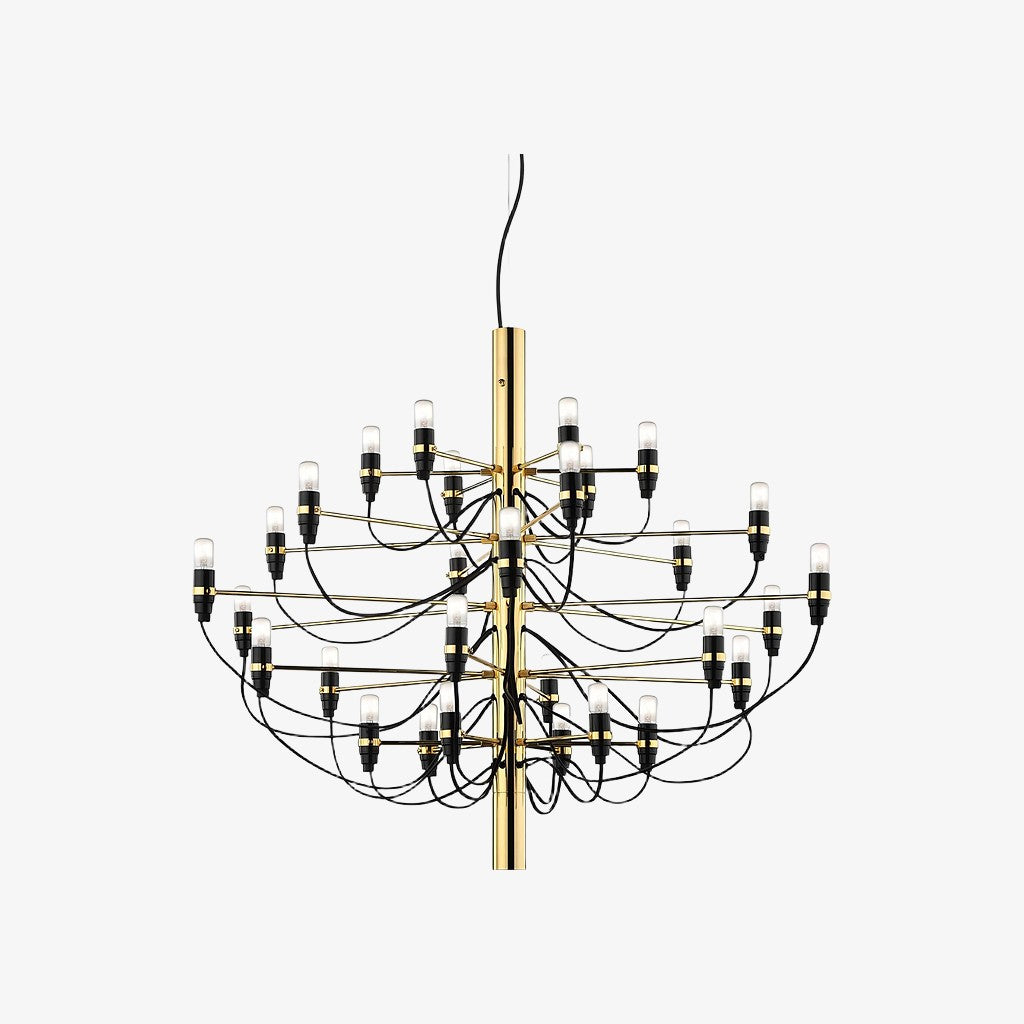 Tendrila Zeitgenössischer Mehrfachleuchter – Industrieinspirierte Metallaufhängung für Aufenthaltsräume N01