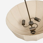 Load image into Gallery viewer, Lumarys Sculptural Fabric-Wrapped Pendant Light Organic Botanical Style for Living Room