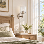 Bild in Gallery-Viewer laden, Square design study of the ribbed glass wall sconce collection