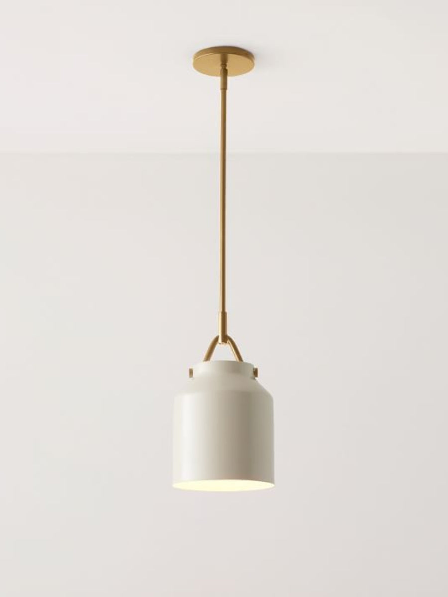 Hanton Nordic Metal Henry Pendant Light - Minimalist Glass And Metal Shade